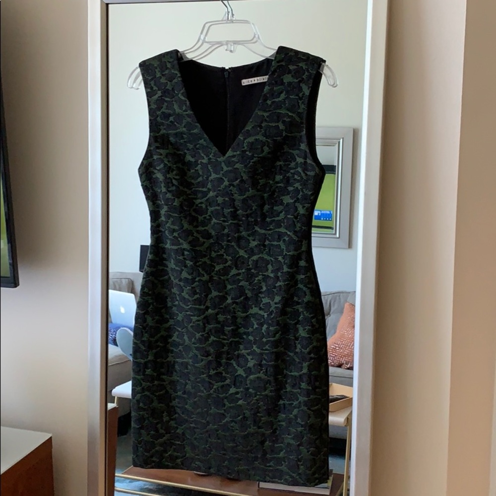 Alice + Olivia Brocade Mini Dress